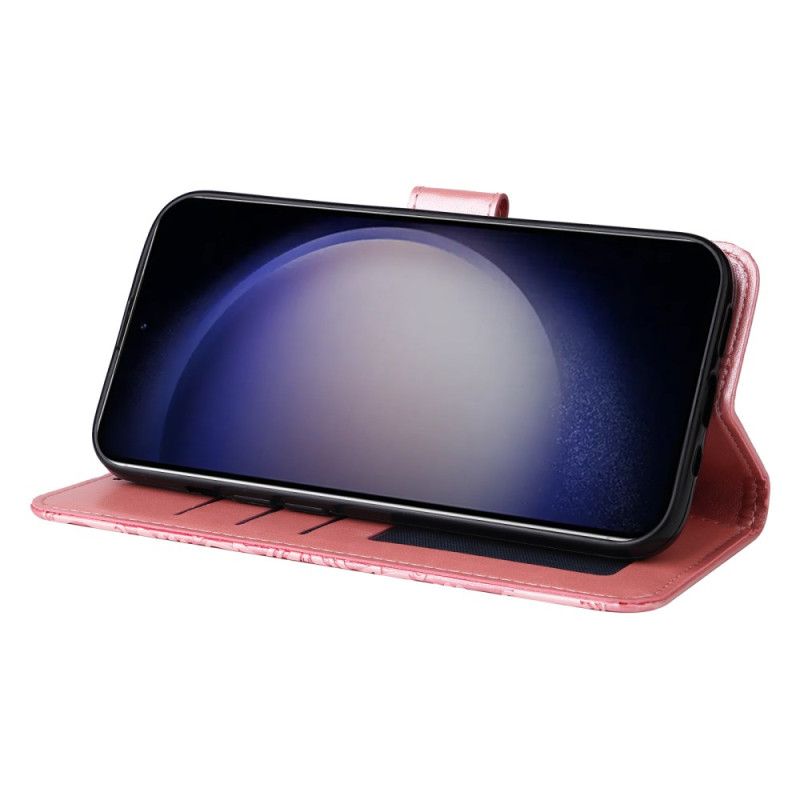 Flip Cover Til Samsung Galaxy S25 Plus 5g Solsikkemønster