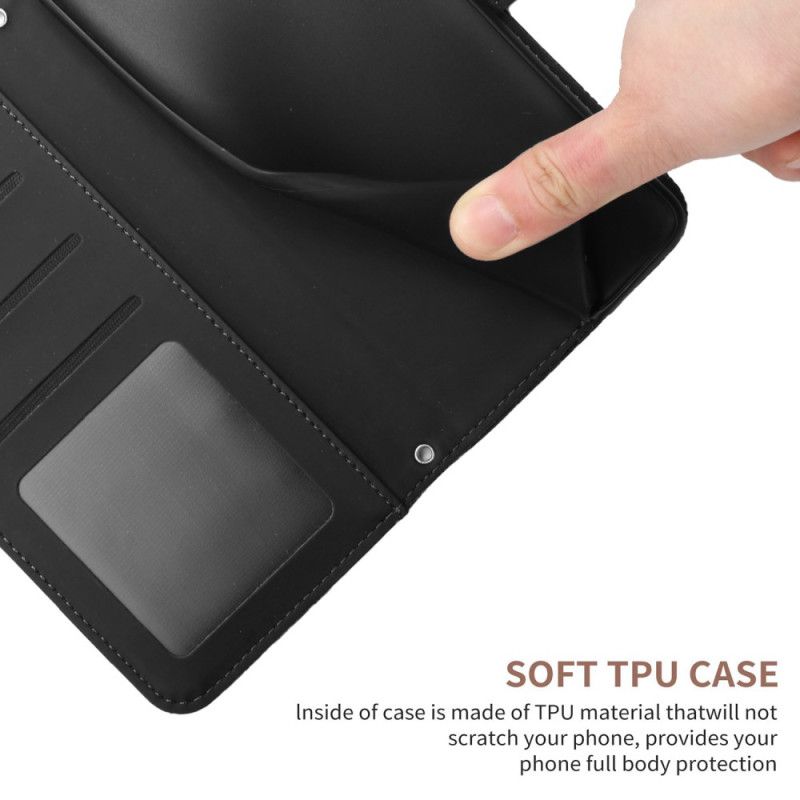 Flip Cover Til Samsung Galaxy S25 Plus 5g Sommerfugleprint Med Rem