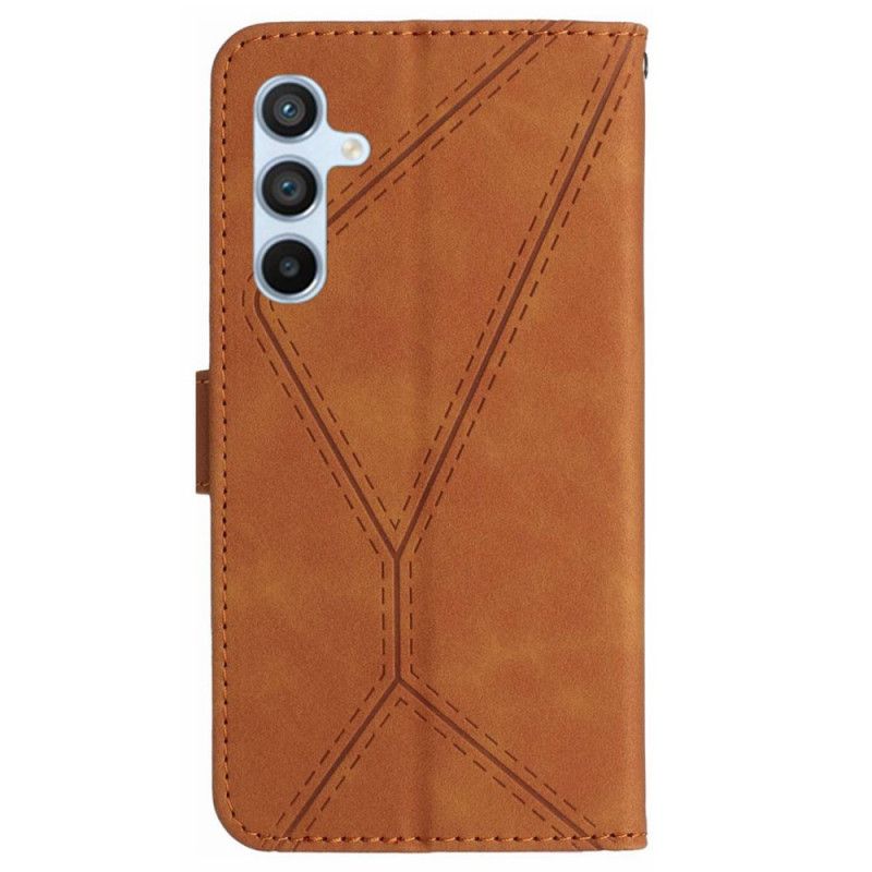 Læder Cover Samsung Galaxy S25 Plus 5g Linjer Og Striber