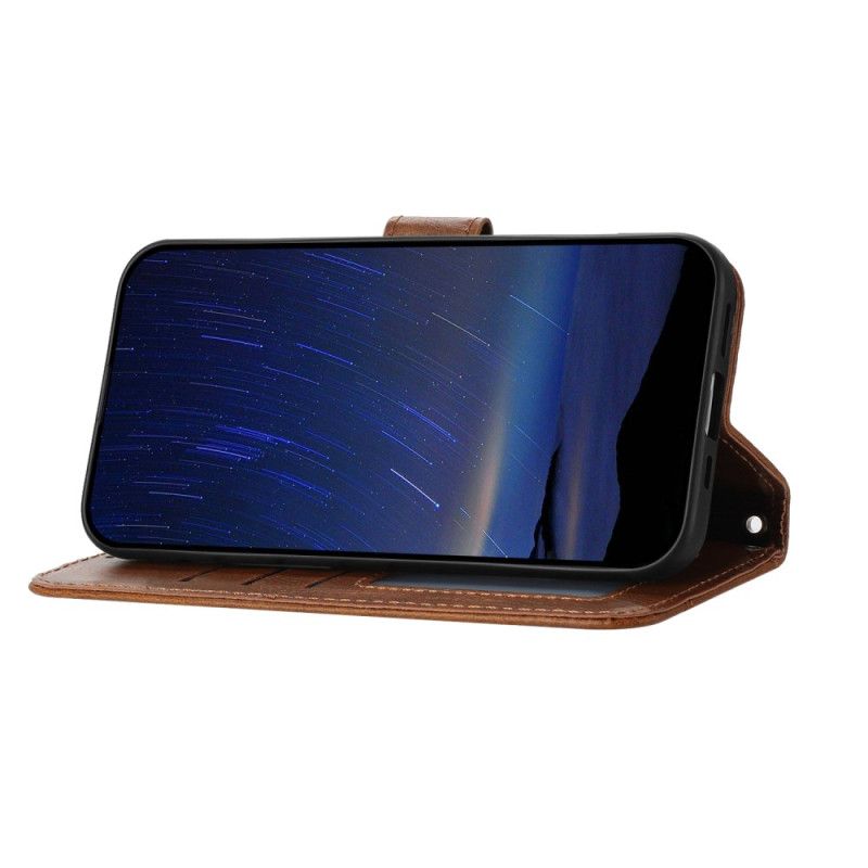 Læder Cover Samsung Galaxy S25 Plus 5g Lynlåslomme Og Skulderrem