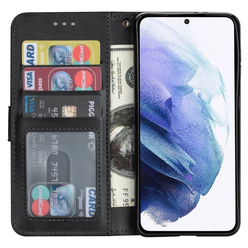 Læder Cover Samsung Galaxy S25 Plus 5g Møntpung Og Rem
