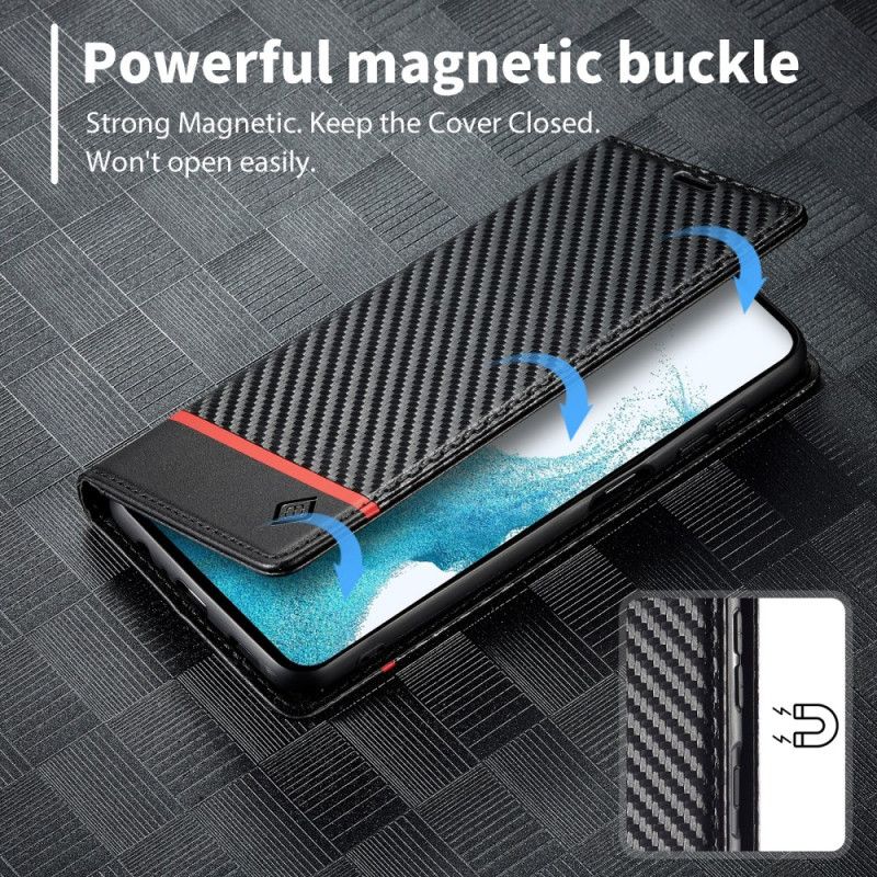 Læder Cover Samsung Galaxy S25 Plus 5g Rød Linje Lc.imeeke