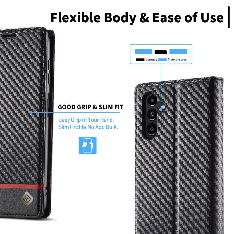 Læder Cover Samsung Galaxy S25 Plus 5g Rød Linje Lc.imeeke