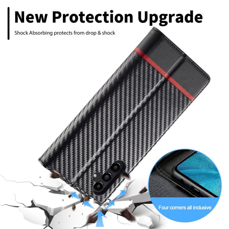 Læder Cover Samsung Galaxy S25 Plus 5g Rød Linje Lc.imeeke
