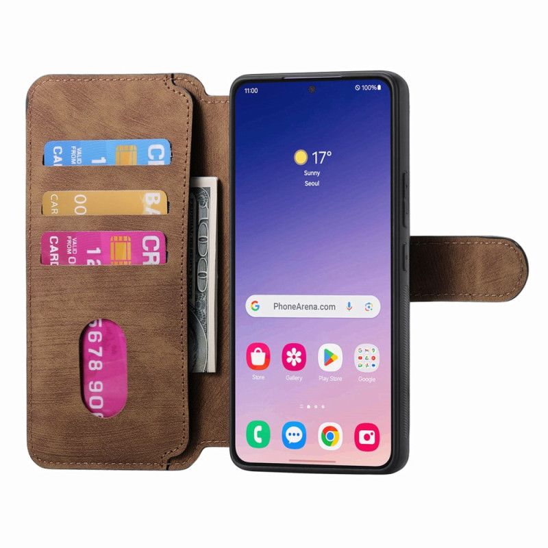 Læder Cover Samsung Galaxy S25 Plus 5g Telefon Etui Caseneo
