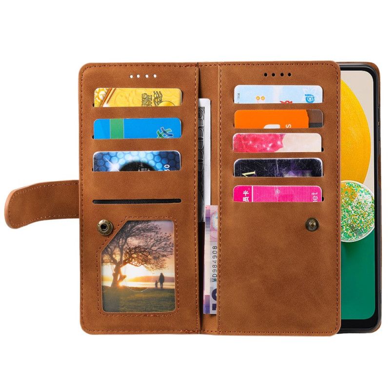 Læder Cover Samsung Galaxy S25 Plus 5g Telefon Etui Hel Pung