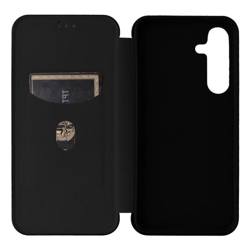 Læder Cover Samsung Galaxy S25 Plus 5g Telefon Etui Kulfiber