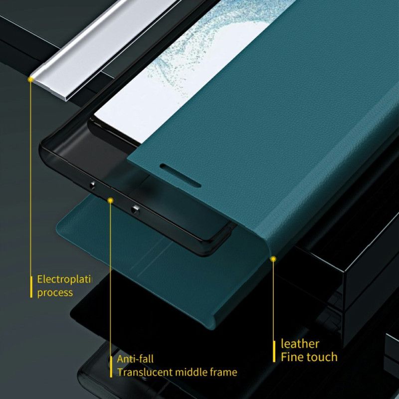 Læder Cover Samsung Galaxy S25 Plus 5g Telefon Etui Nyt Design