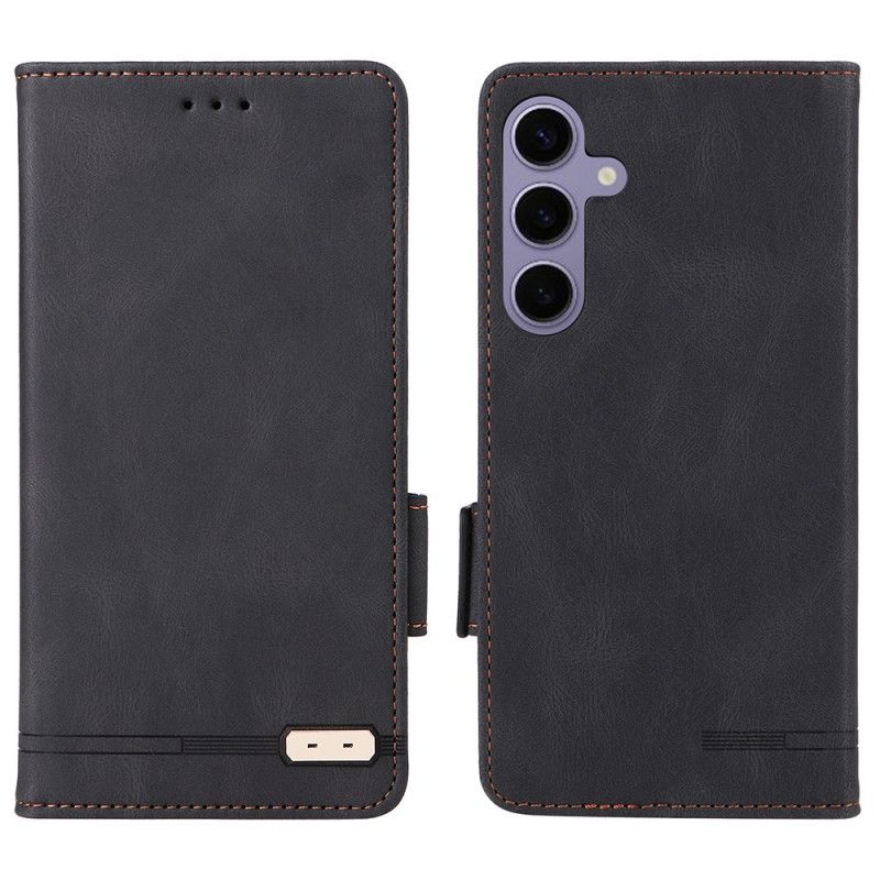 Læder Cover Samsung Galaxy S25 Plus 5g Telefon Etui Retro
