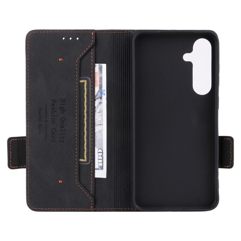 Læder Cover Samsung Galaxy S25 Plus 5g Telefon Etui Retro