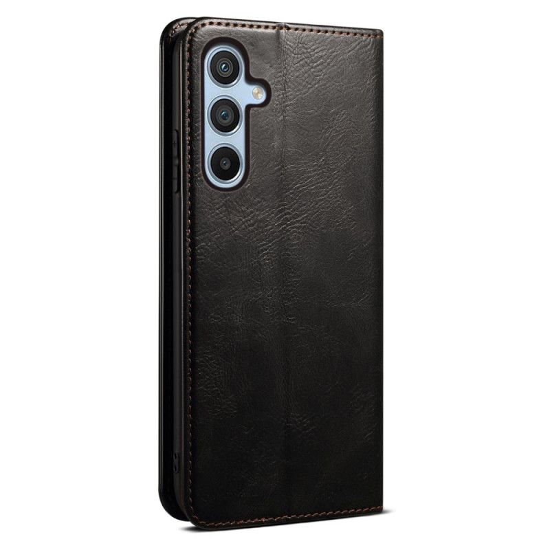 Læder Cover Samsung Galaxy S25 Plus 5g Telefon Etui Vokset Kunstlæder