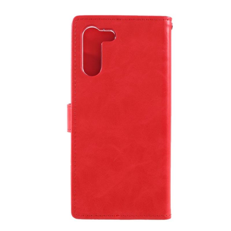 Læder Cover Samsung Galaxy S21 Plus 5G Original Mercury Blue Moon Imiteret Læder