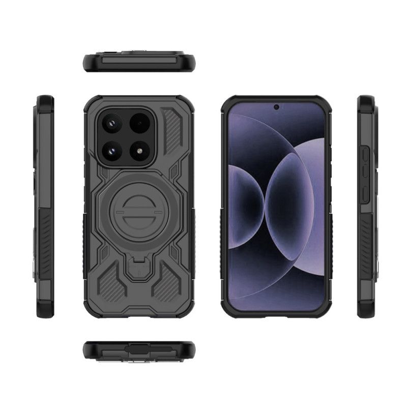 Cover Xiaomi 17 Telefon Etui Magnetisk Og Roterende Metalstativ