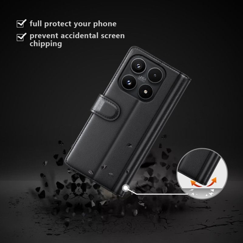 Flip Cover Til Xiaomi 17 Ægte Læder