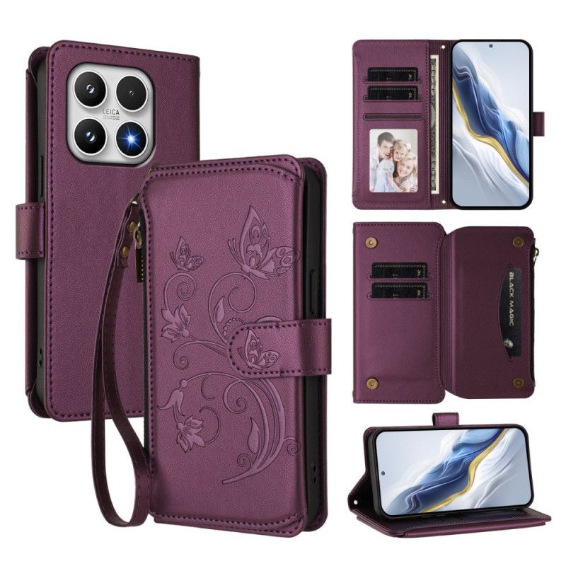 Flip Cover Til Xiaomi 17 Blomsterpung