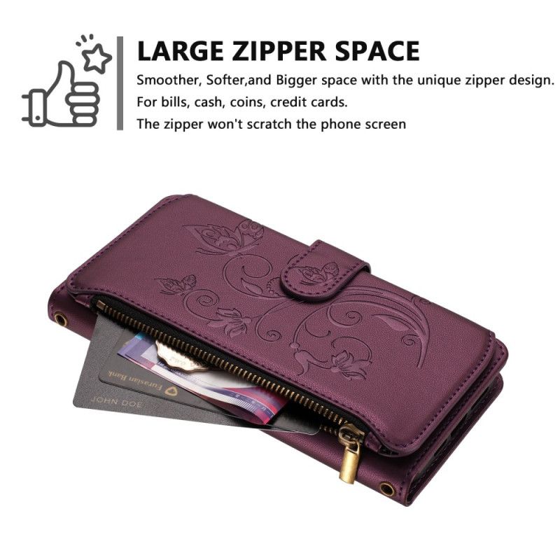Flip Cover Til Xiaomi 17 Blomsterpung