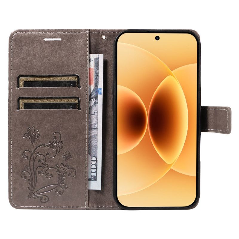 Flip Cover Til Xiaomi 17 Kæmpesommerfugle