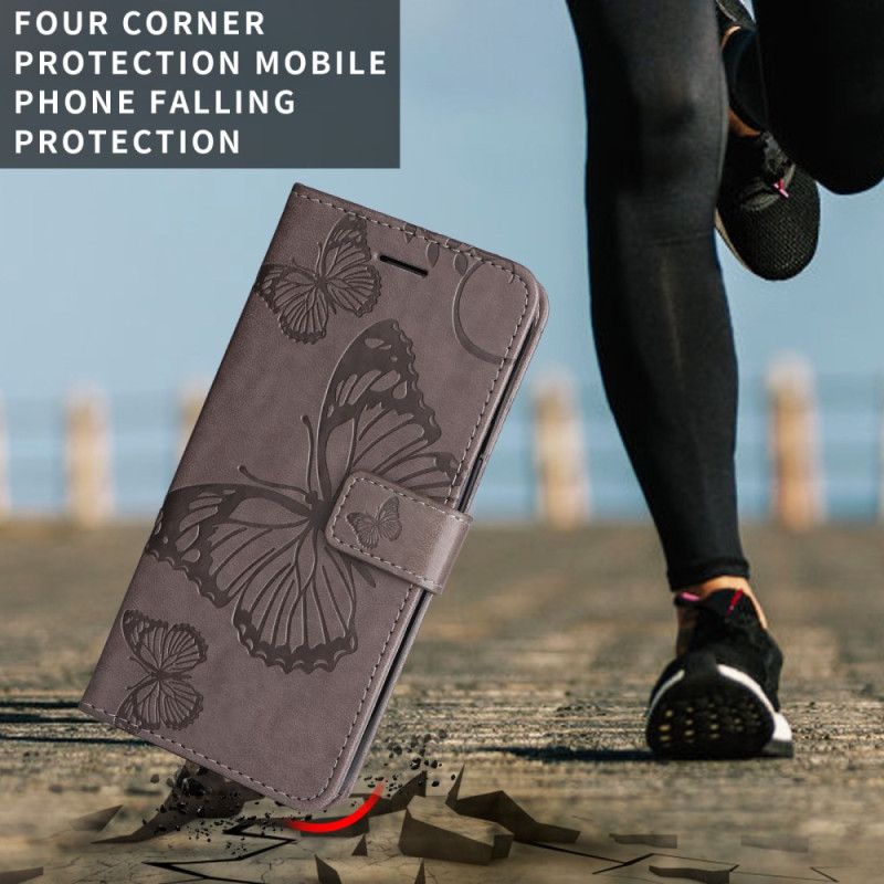 Flip Cover Til Xiaomi 17 Kæmpesommerfugle