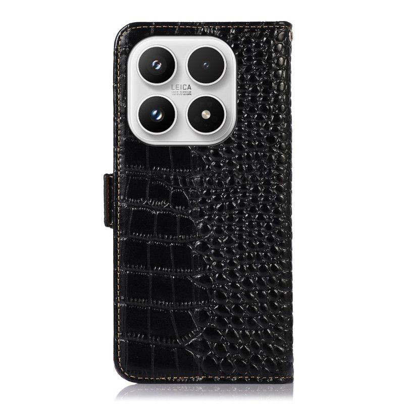 Flip Cover Til Xiaomi 17 Krokodillelæder