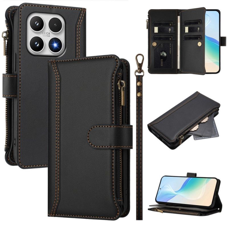 Flip Cover Til Xiaomi 17 Pung Med 9 Kortpladser