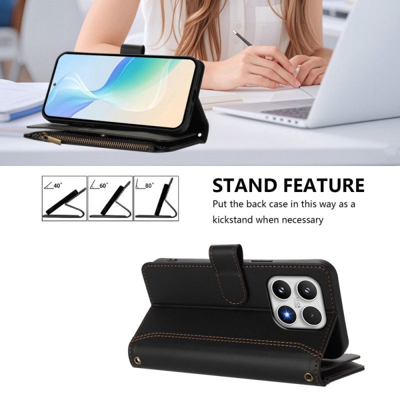 Flip Cover Til Xiaomi 17 Pung Med 9 Kortpladser