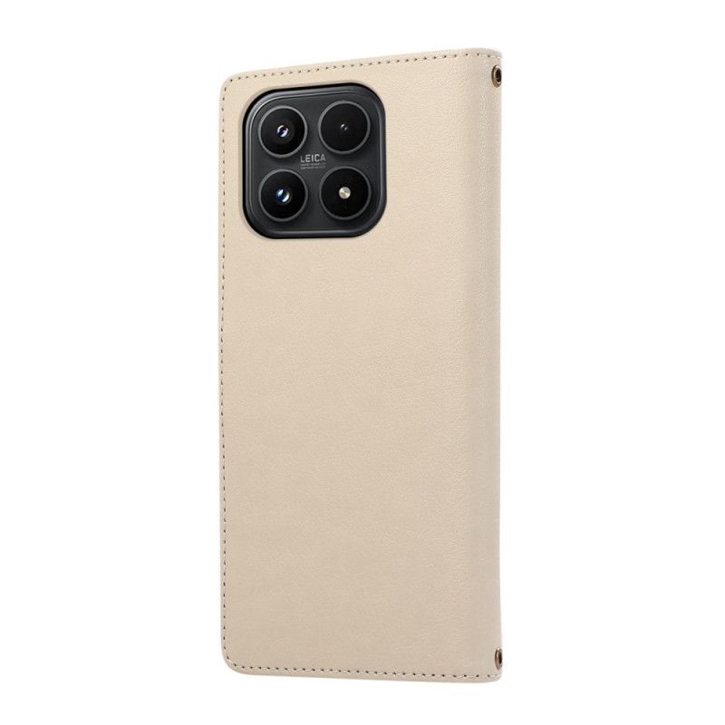 Flip Cover Til Xiaomi 17 Pung Med Kant Og Snor