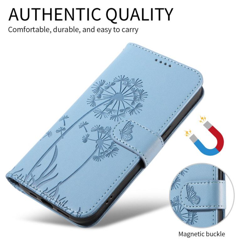 Flip Cover Til Xiaomi 17 Rem I Mælkebøttedesign