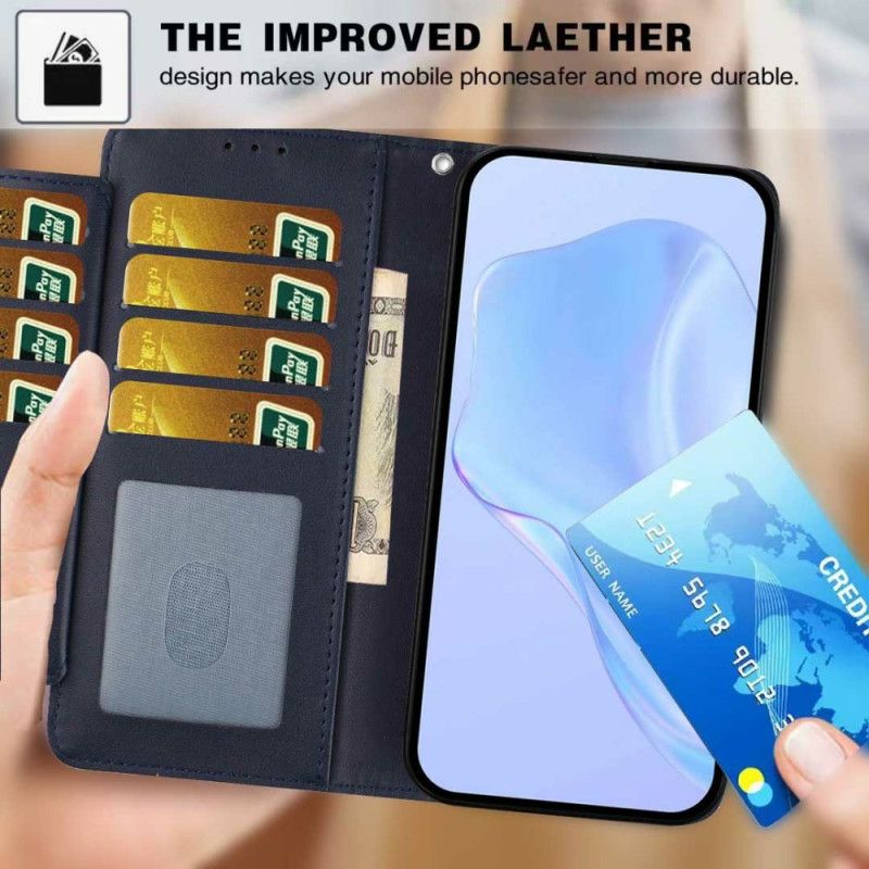 Flip Cover Til Xiaomi 17 Ren Linjestil