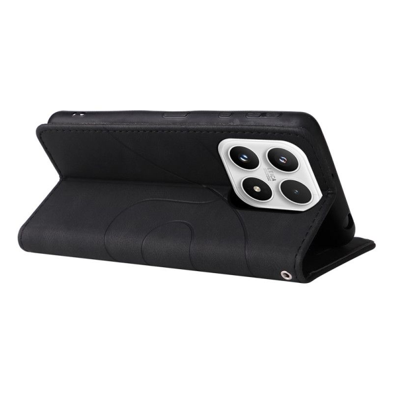 Flip Cover Til Xiaomi 17 Tofarvet Bølget