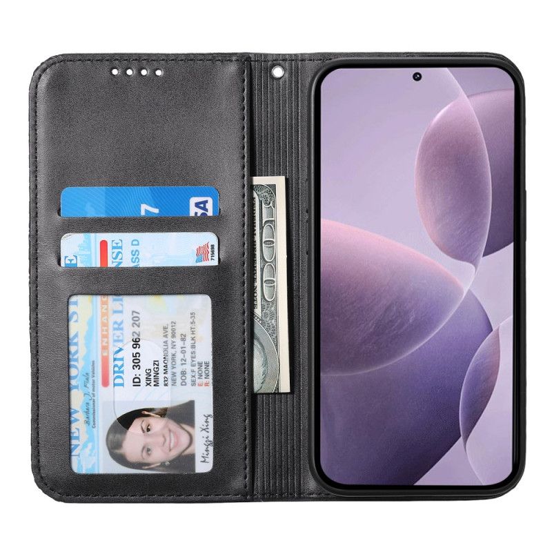 Flip Cover Xiaomi 17 Diamantprintet Kant