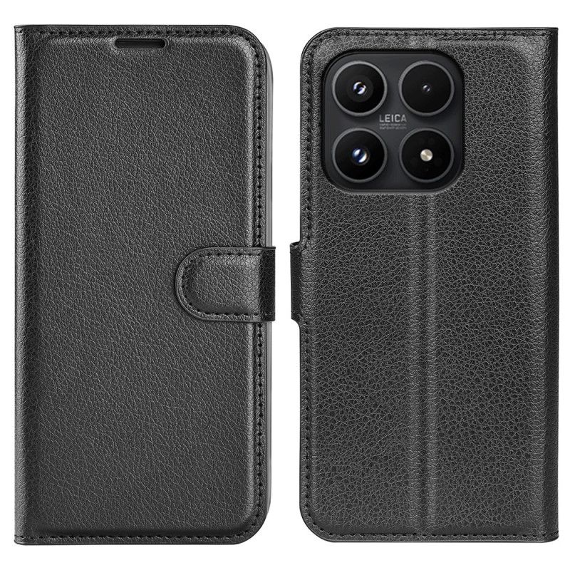 Flip Cover Xiaomi 17 Klassisk Litchi-kunstlæder