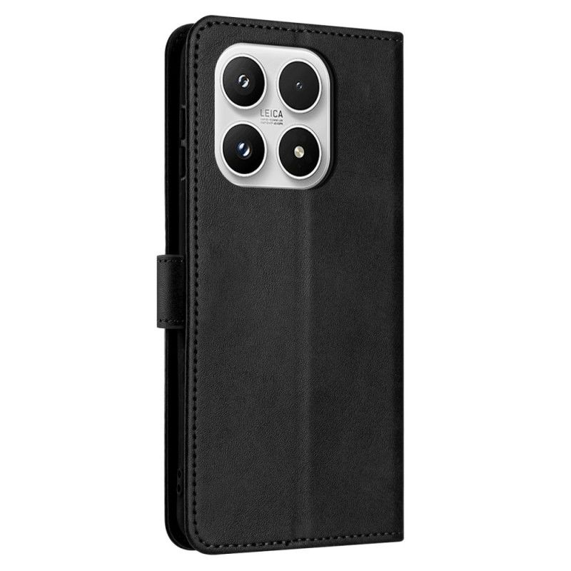 Flip Cover Xiaomi 17 Lædereffekt Med Snor