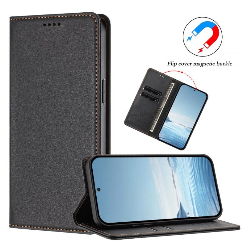 Flip Cover Xiaomi 17 Magnetisk Lukning Og Rfid-beskyttelse