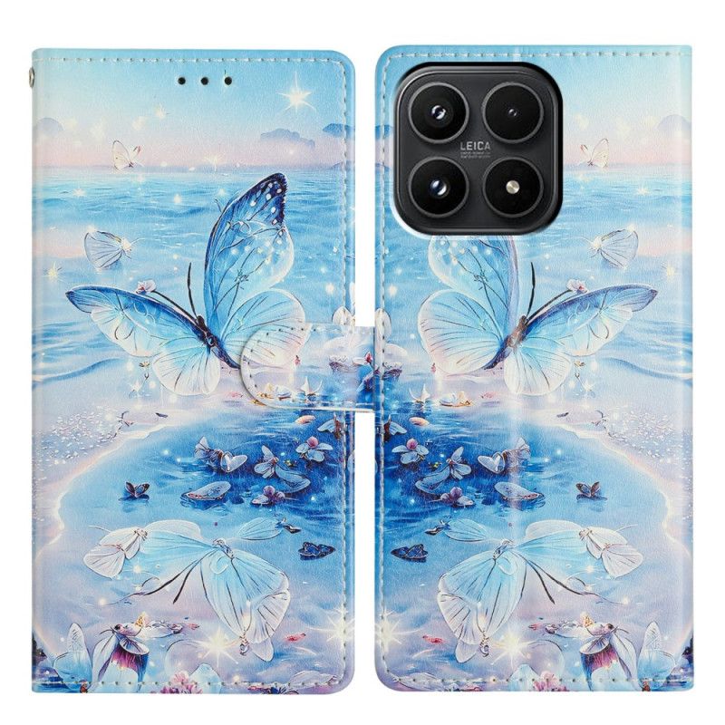 Flip Cover Xiaomi 17 Oceanisk Sommerfugl