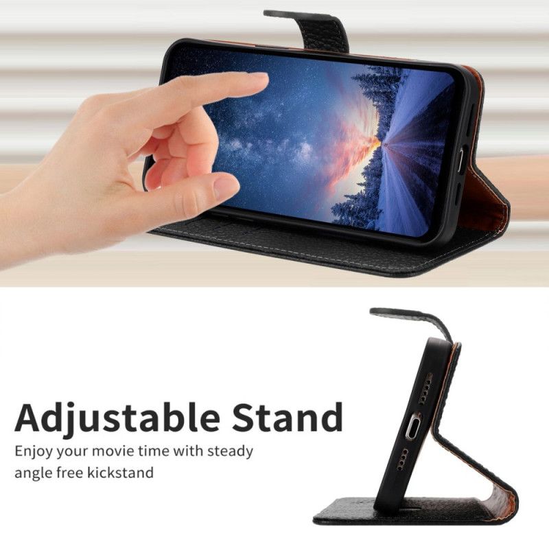 Flip Cover Xiaomi 17 Tekstureret Læder