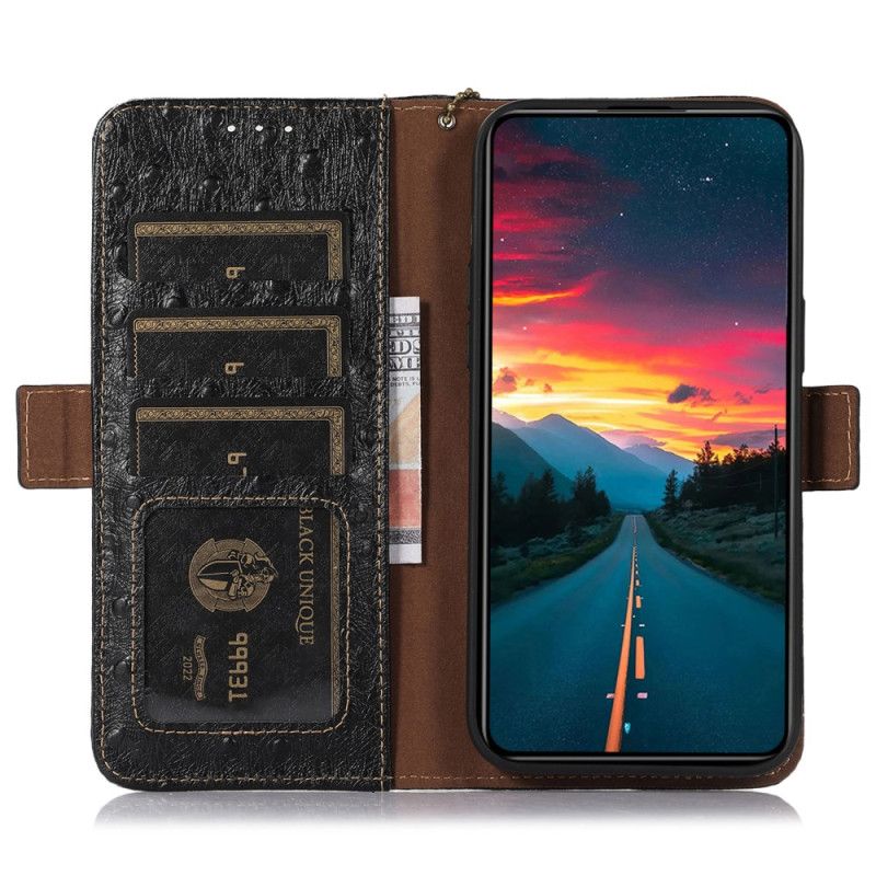 Flip Cover Xiaomi 17 Tekstureret Læder