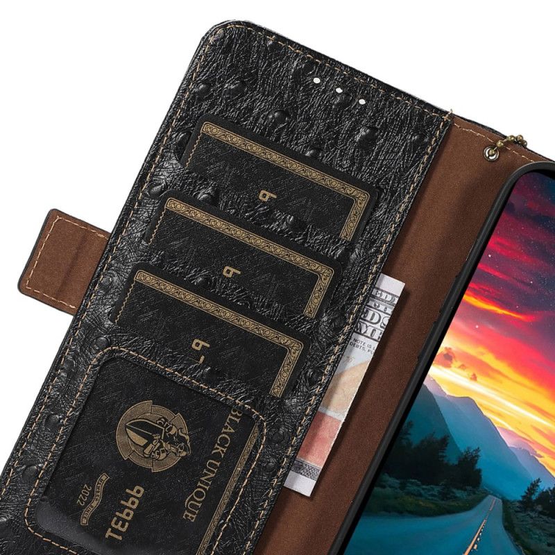 Flip Cover Xiaomi 17 Tekstureret Læder