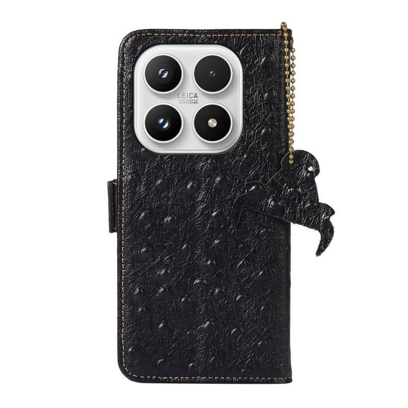 Flip Cover Xiaomi 17 Tekstureret Læder