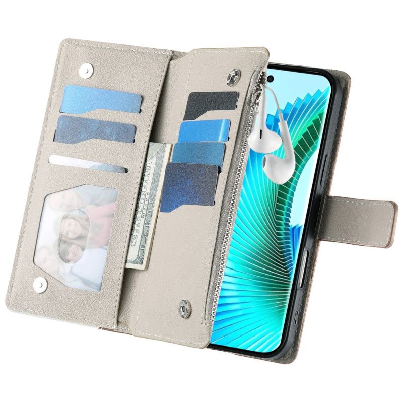 Flip Cover Xiaomi 17 Tofarvet Med Stropper