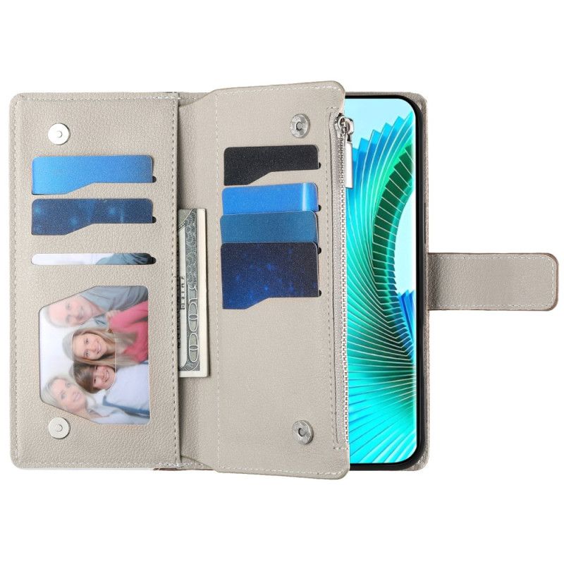 Flip Cover Xiaomi 17 Tofarvet Med Stropper