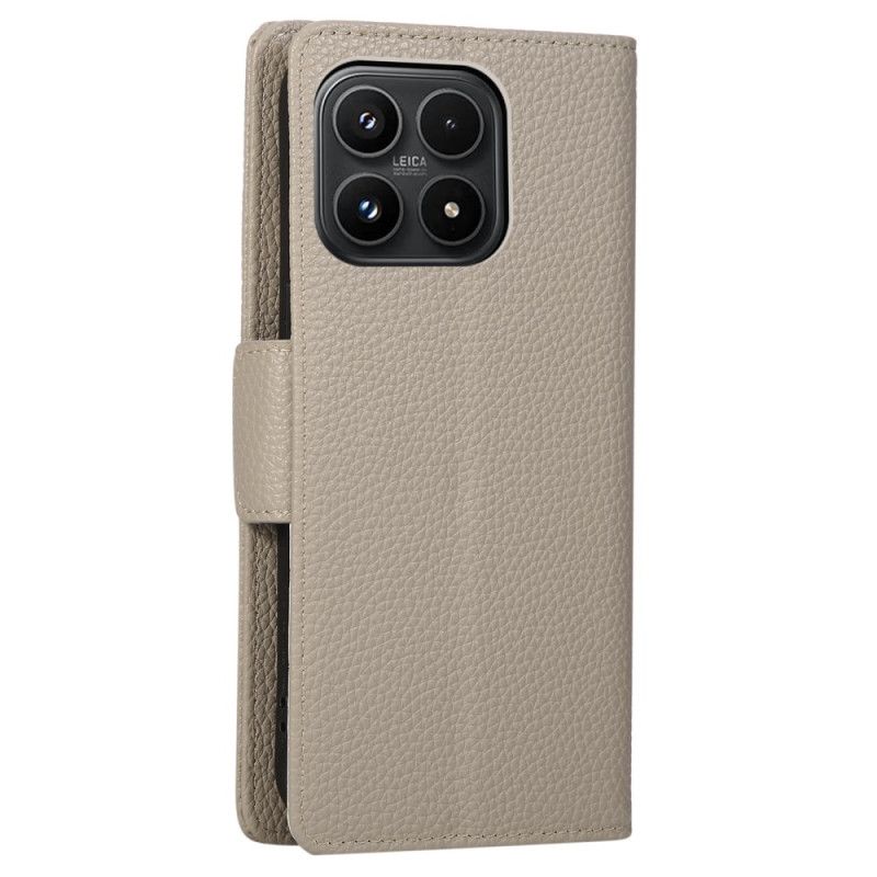 Flip Cover Xiaomi 17 Tofarvet Pung Med Håndledsrem