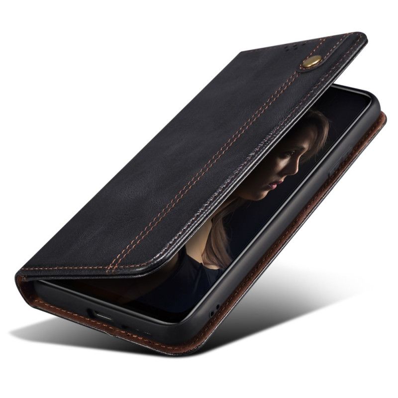 Flip Cover Xiaomi 17 Vokset Imiteret Læder