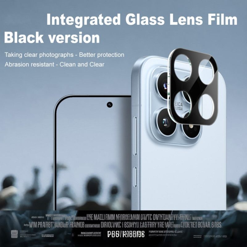 Hærdet Glas Linsebeskytter Til Xiaomi 17 (sort Version)