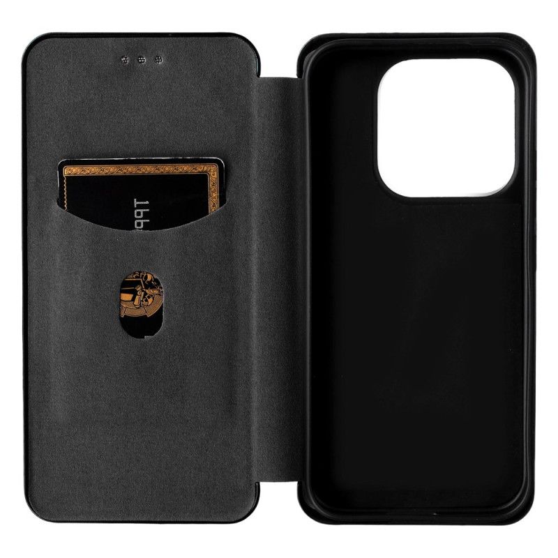 Læder Cover Xiaomi 17 Kulfibertekstur