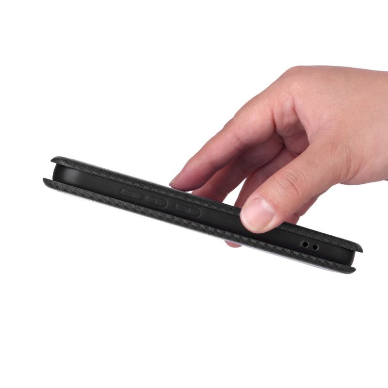 Læder Cover Xiaomi 17 Kulfibertekstur