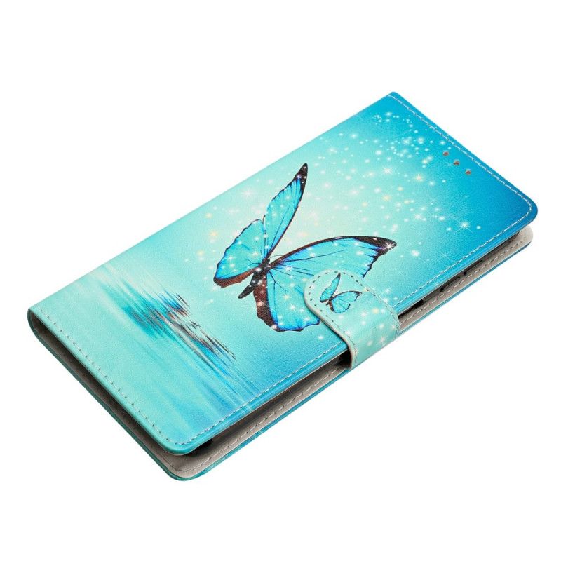 Læder Cover Xiaomi 17 Sommerfugl På Vandet