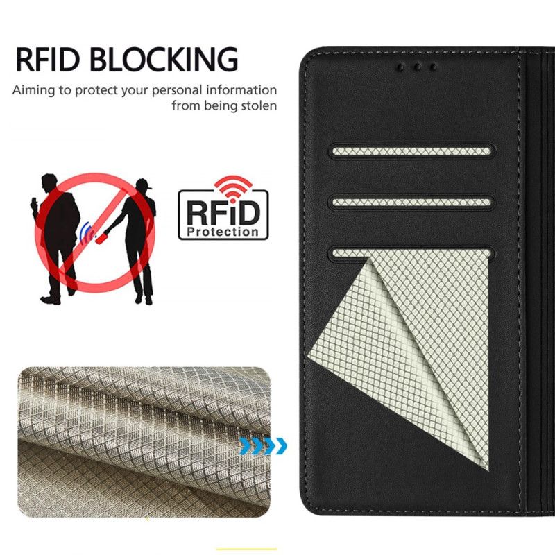 Læder Cover Xiaomi 17 Telefon Etui Bikagemønster