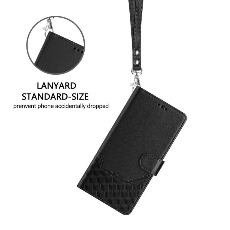 Læder Cover Xiaomi 17 Telefon Etui Bikagemønster