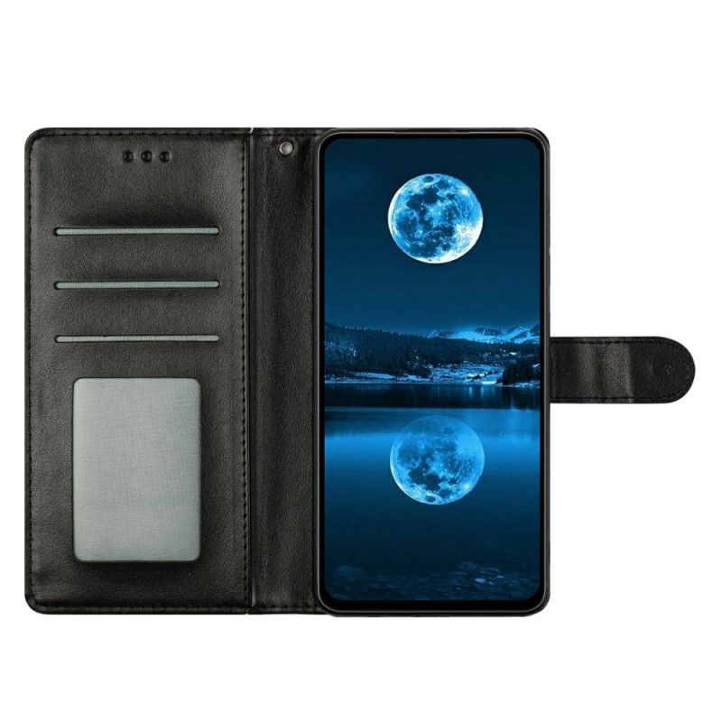 Læder Cover Xiaomi 17 Telefon Etui Ensfarvet Kunstlæder