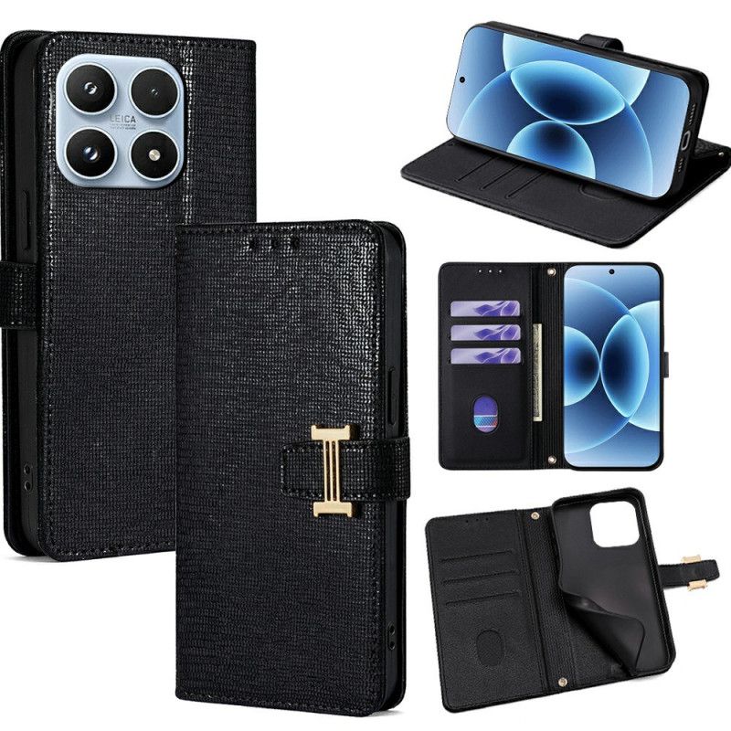 Læder Cover Xiaomi 17 Telefon Etui Låsedesign I